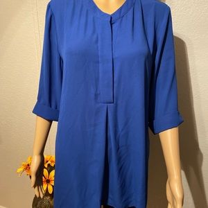 CHICO’S Beautiful tunic turquoise color size 1